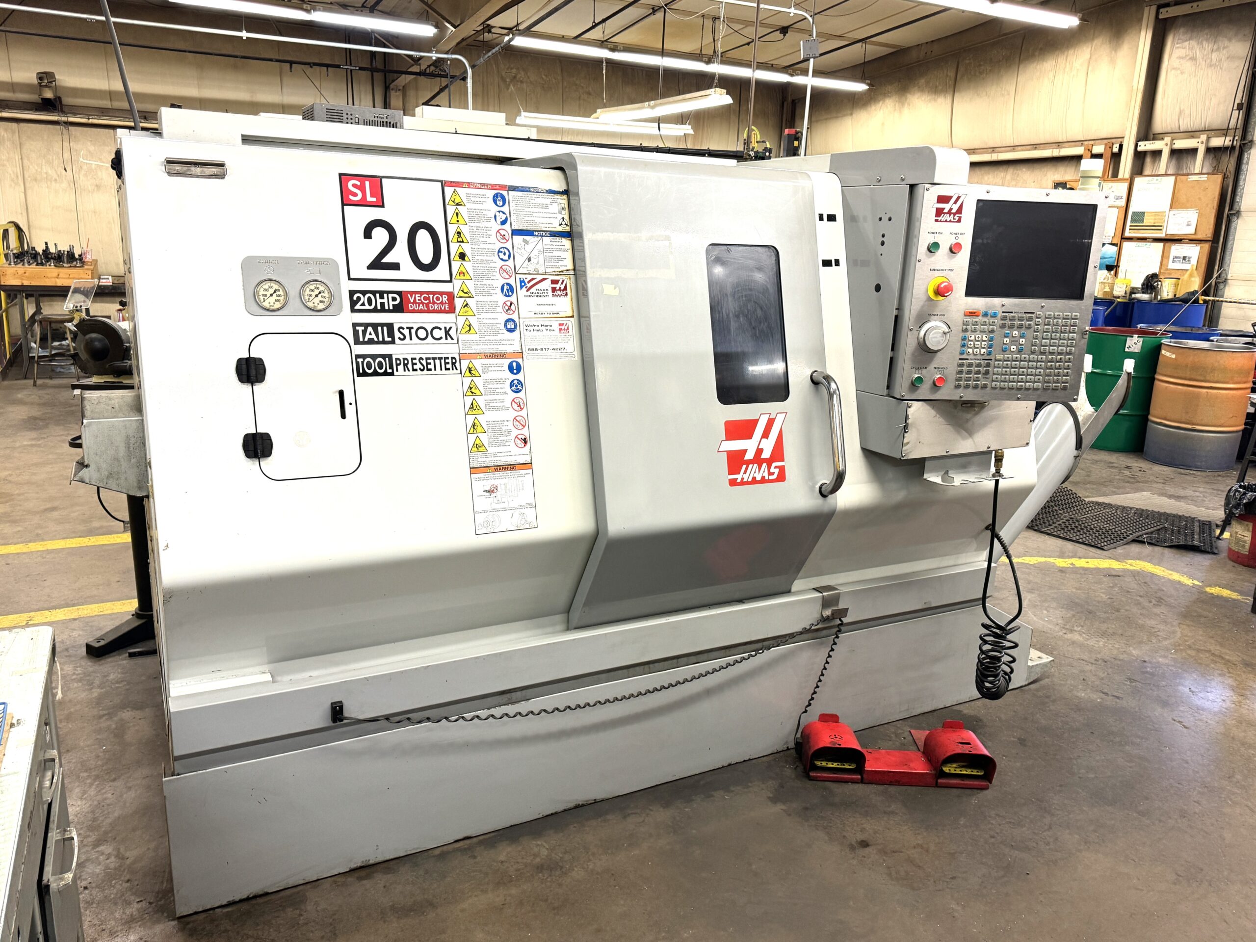 NEW PHOTO PAGE 2 TOP ROW – HAAS SL 20T